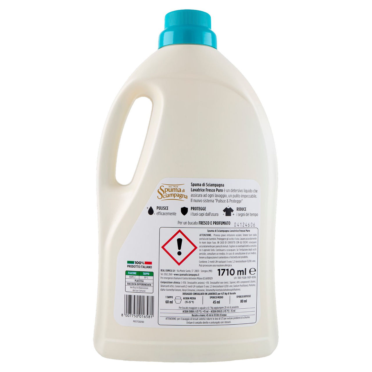 Spuma di Sciampagna Lavatrice Fresco Puro 1710 ml