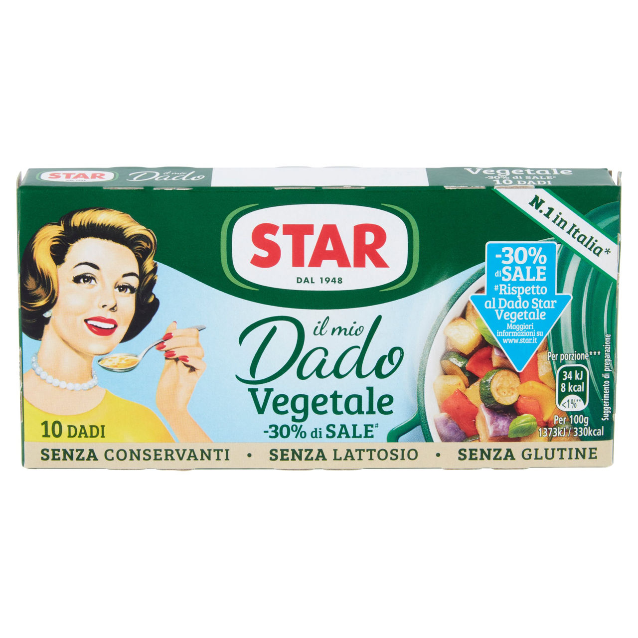 Star il mio Dado Vegetale -30% Sale# 10 Dadi 100 g