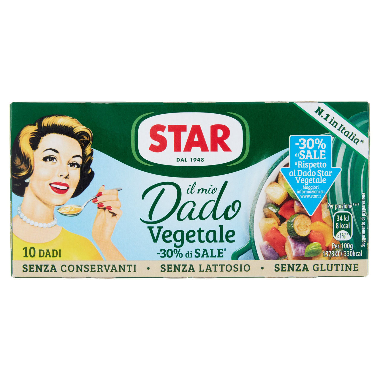 Star il mio Dado Vegetale -30% Sale# 10 Dadi 100 g