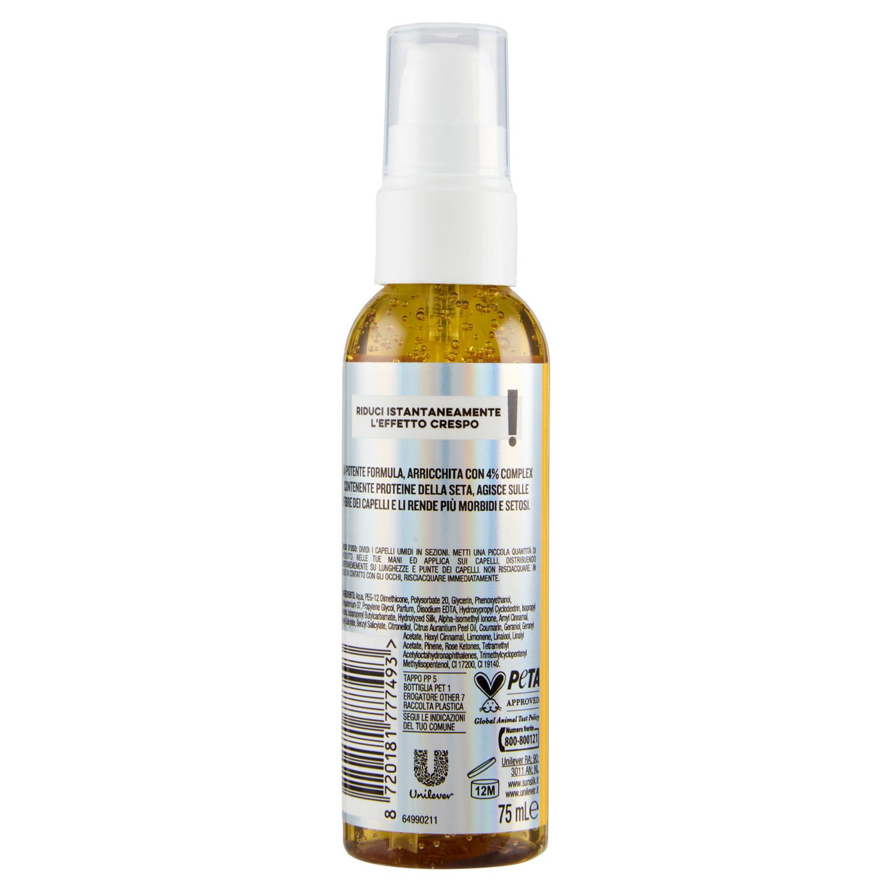 sunsilk Tocco di Seta Siero di Seta Invisibile 75 mL