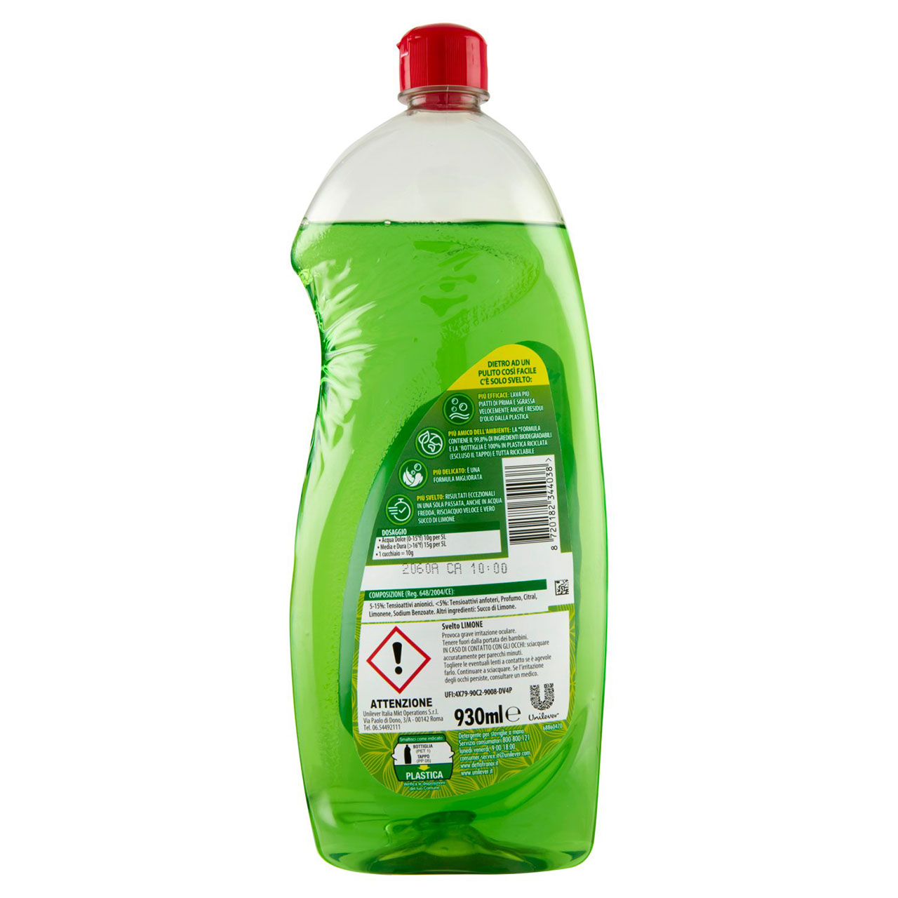 Svelto Limone detersivo piatti 930 ml in vendita online