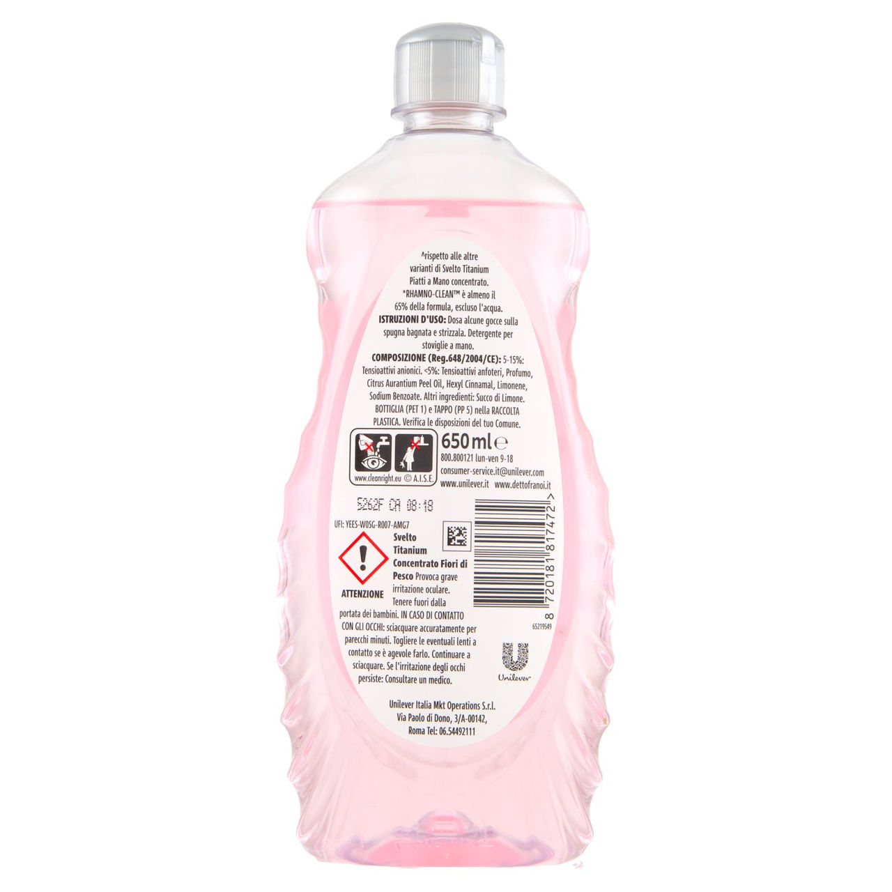 Svelto Titanium Concentrato Fiori di Pesco 650 ml