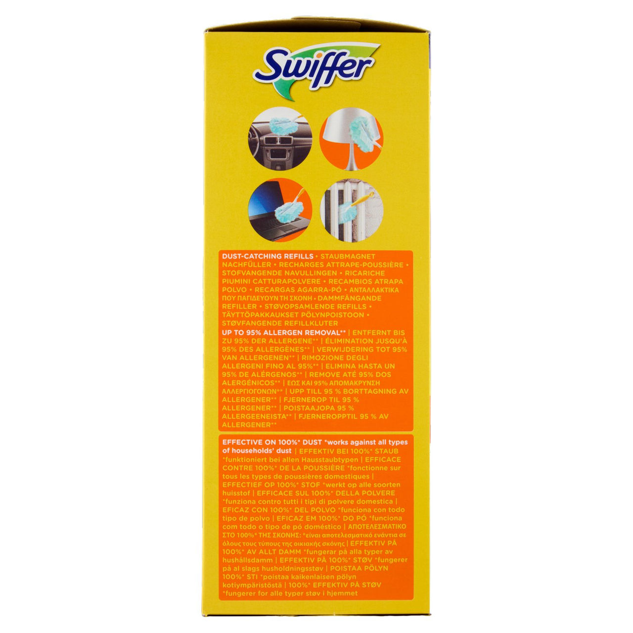Swiffer Duster Cattura Polvere Clean & Fresh - Ricarica 9 Piumini per spolverare