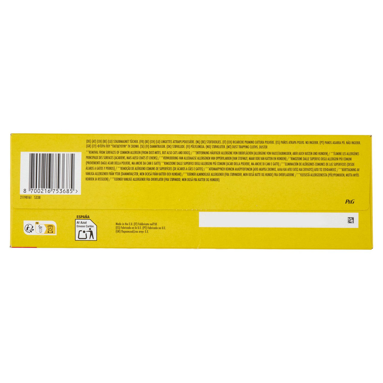Swiffer Duster Cattura Polvere - Ricarica 14 Piumini per spolverare