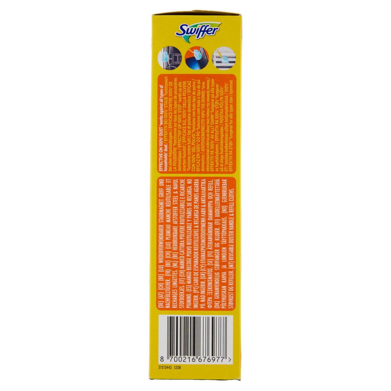 Swiffer Duster Kit Cattura Polvere (1 Manico   3 Piumini per spolverare)