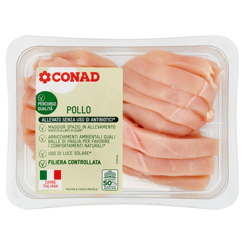 Tagliata di Petto di Pollo 400 g Percorso Qualità Conad