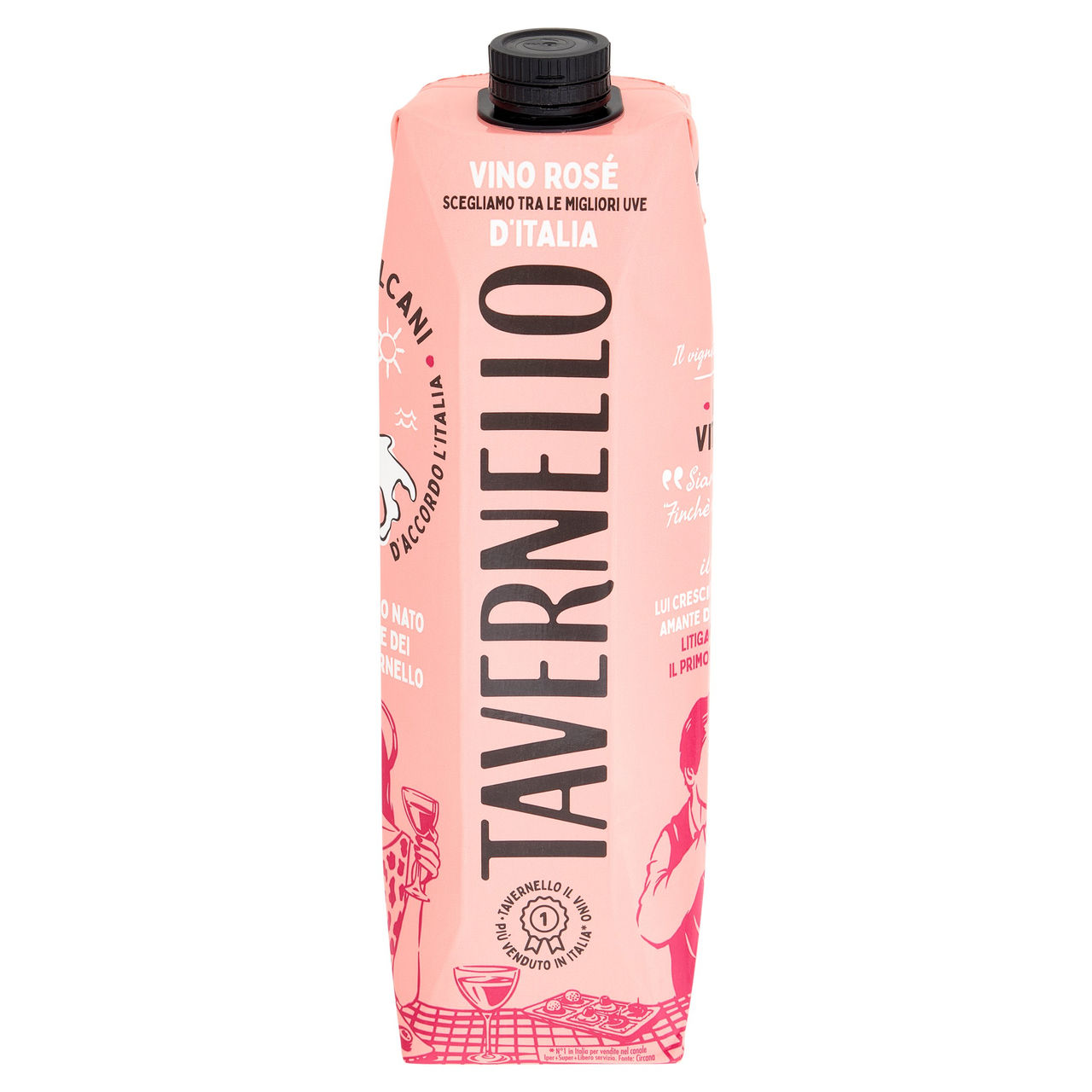Tavernello Vino Rosé d'Italia 1 L