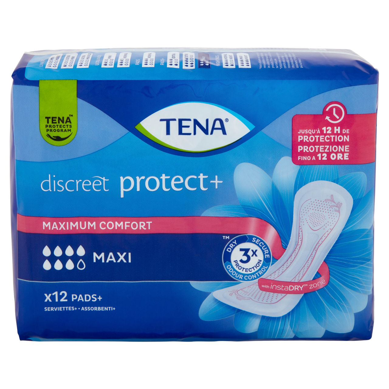 Tena discreet protect  Maxi Assorbenti 12 pz