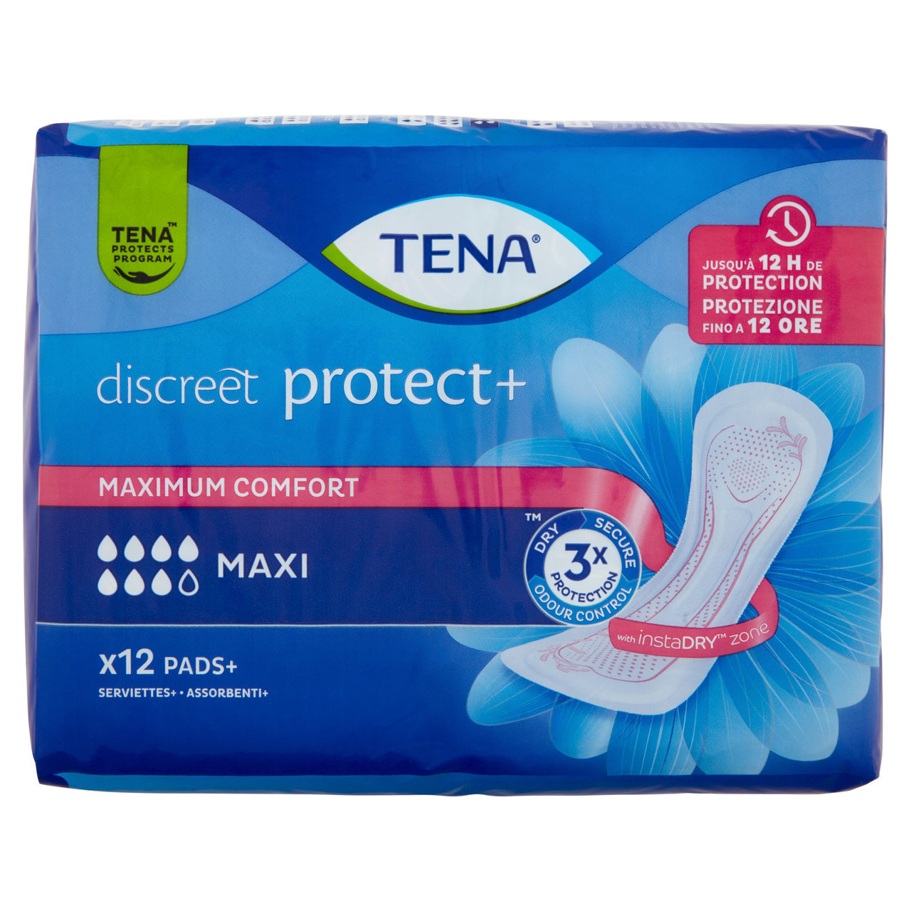 Tena discreet protect  Maxi Assorbenti 12 pz