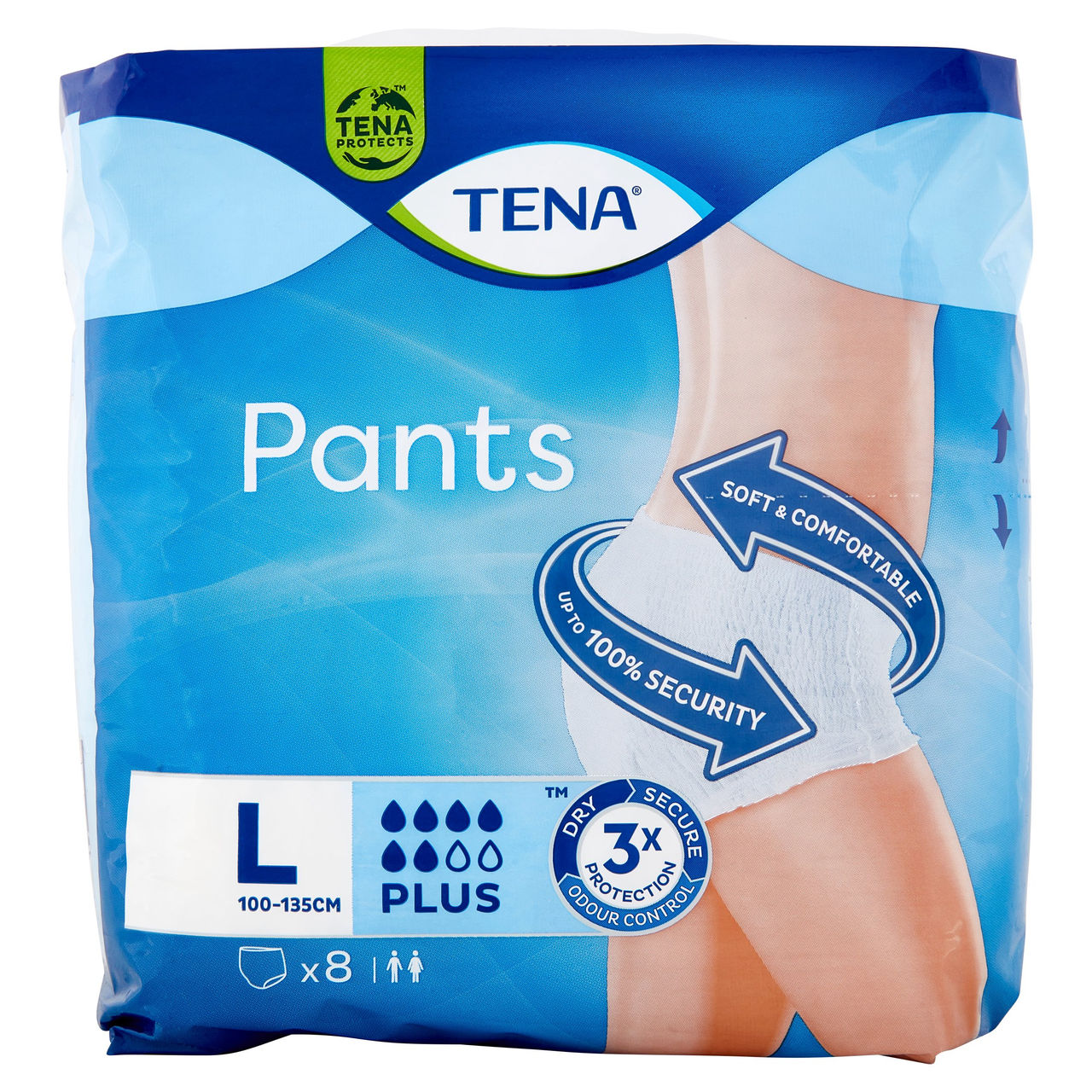 Tena Pants Plus L 8 pz in vendita online