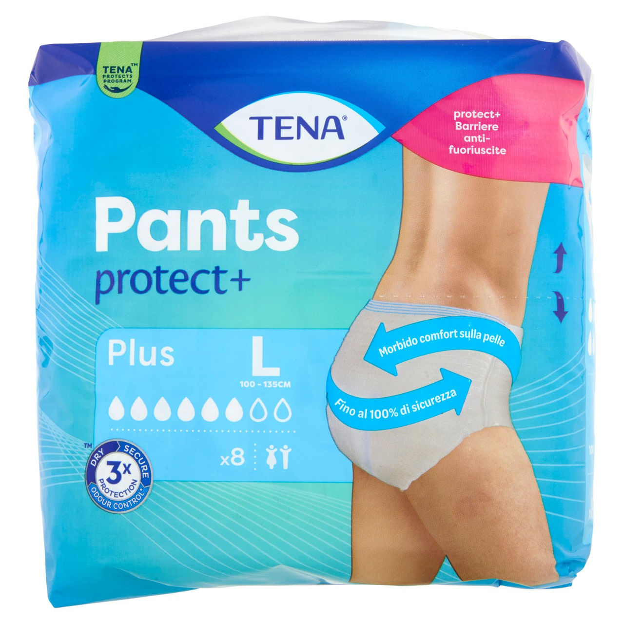 Tena Pants Plus L 8 pz in vendita online