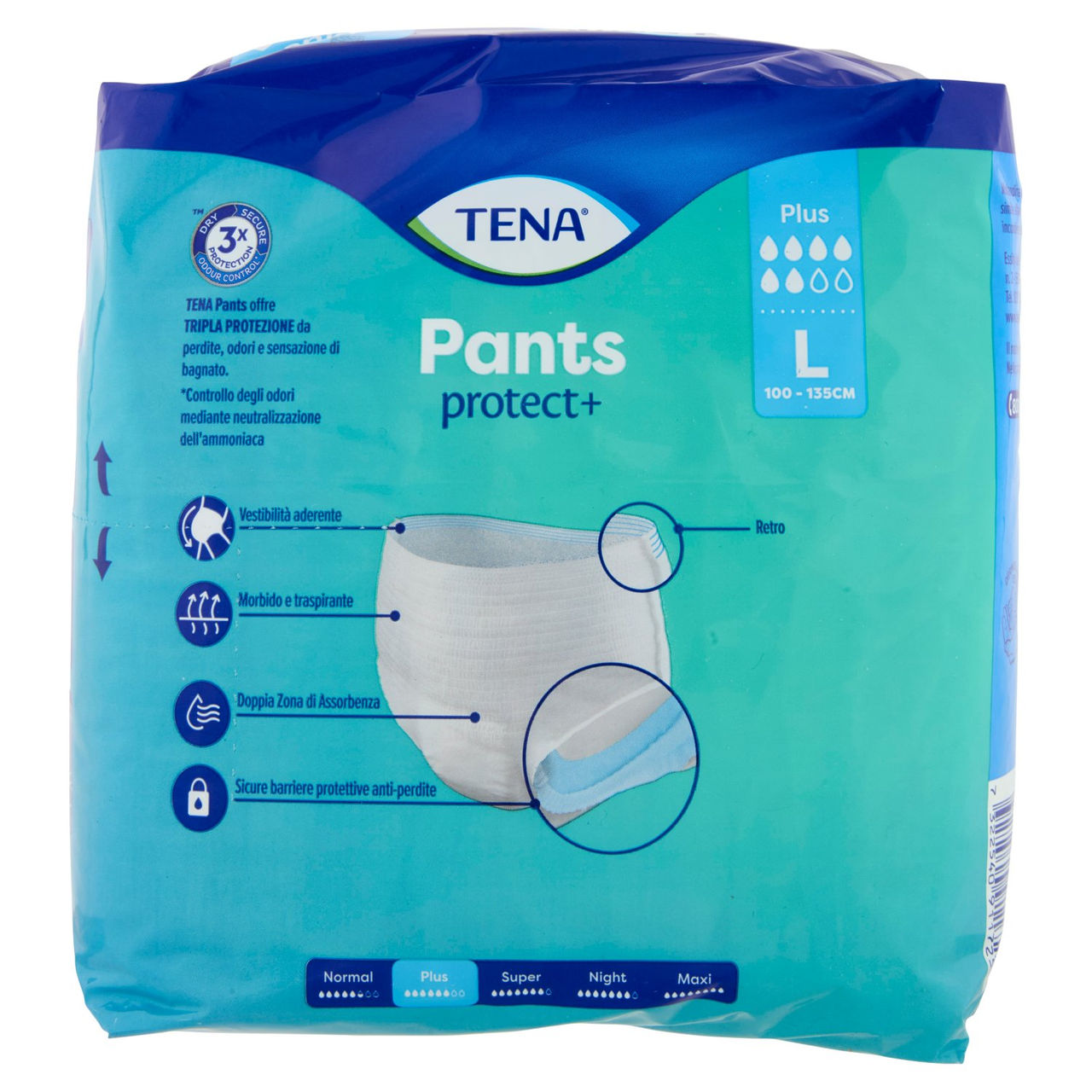 Tena Pants Plus L 8 pz in vendita online