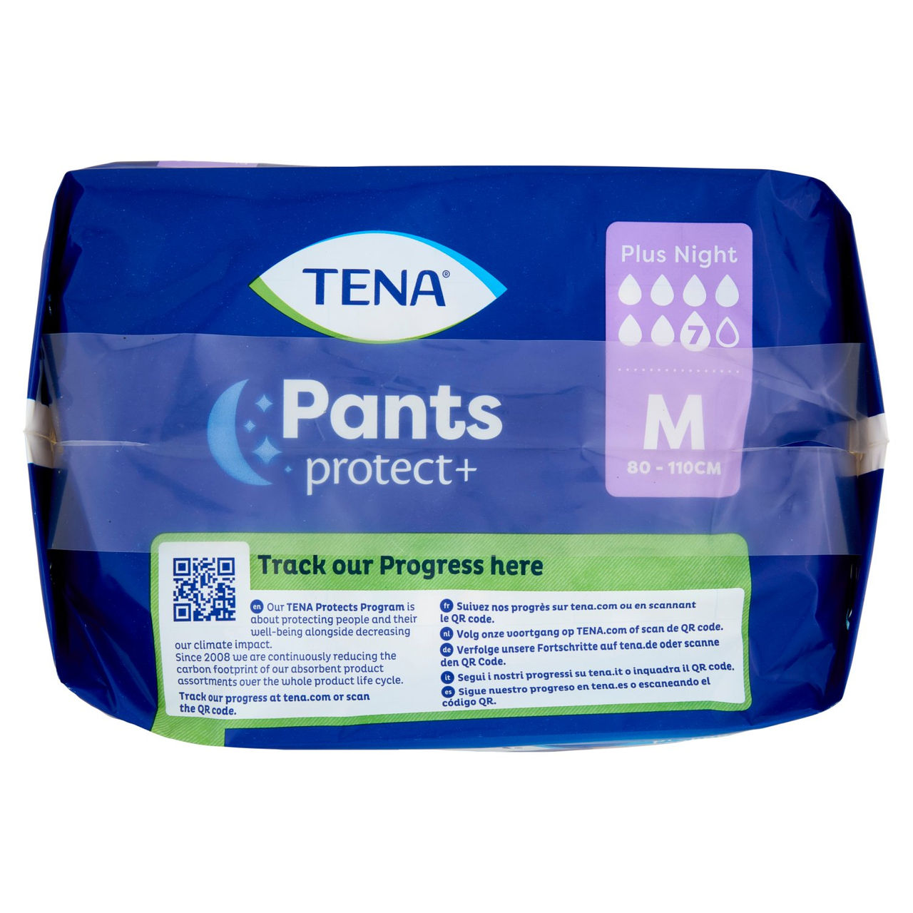 Tena Pants protect  Plus Night M 12 pz