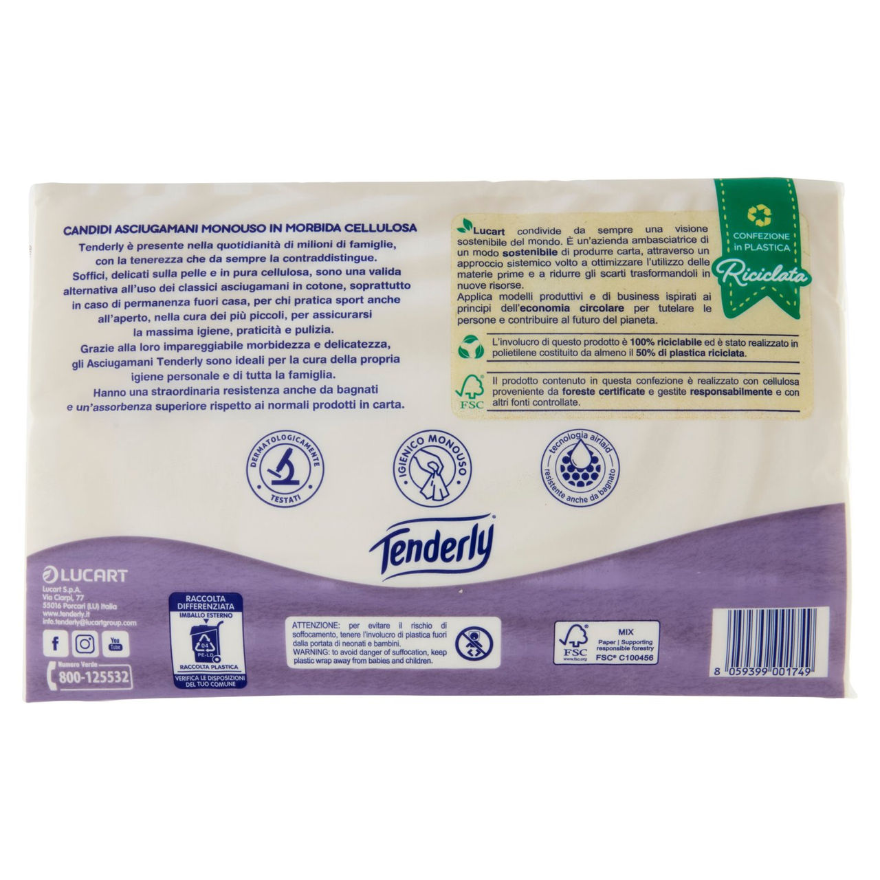 Tenderly Asciugamani 58 x 38 cm 25 pz