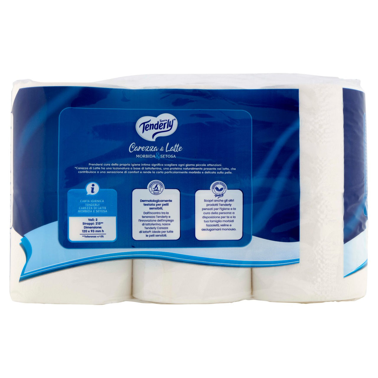 Tenderly Carezza di Latte Rotoli 6 pz