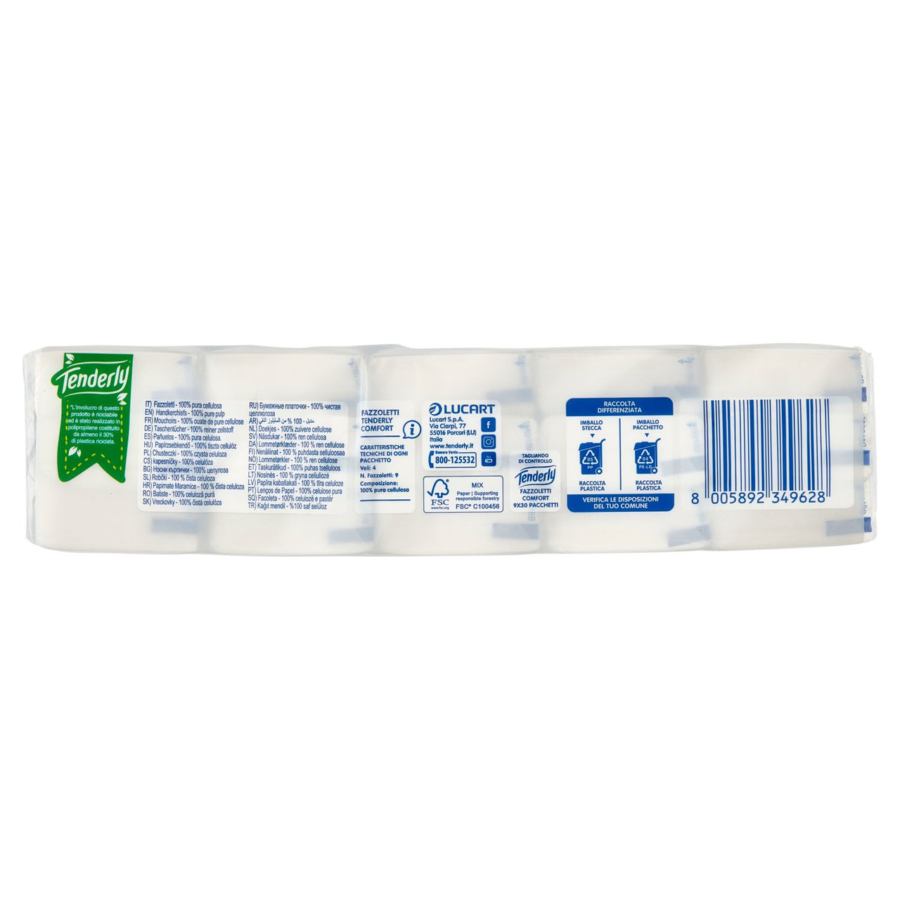 Tenderly Comfort Fazzoletti 30 pz