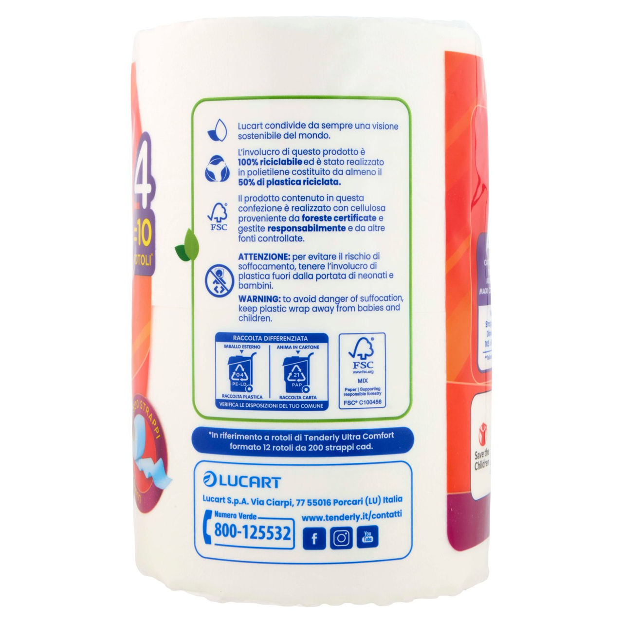 Tenderly Kilometrica 4 pz