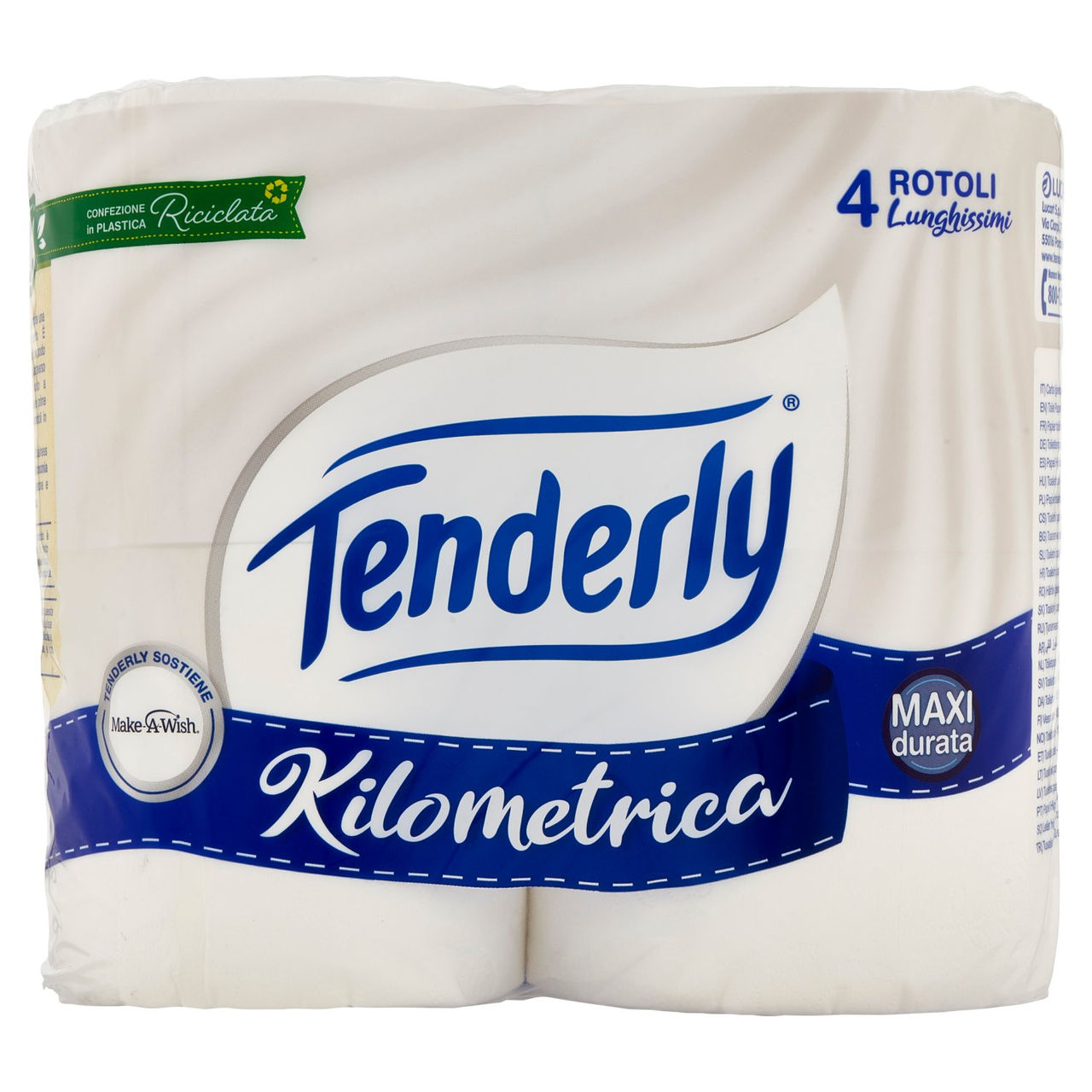 Tenderly Kilometrica Rotoli Lunghissimi 4 pz