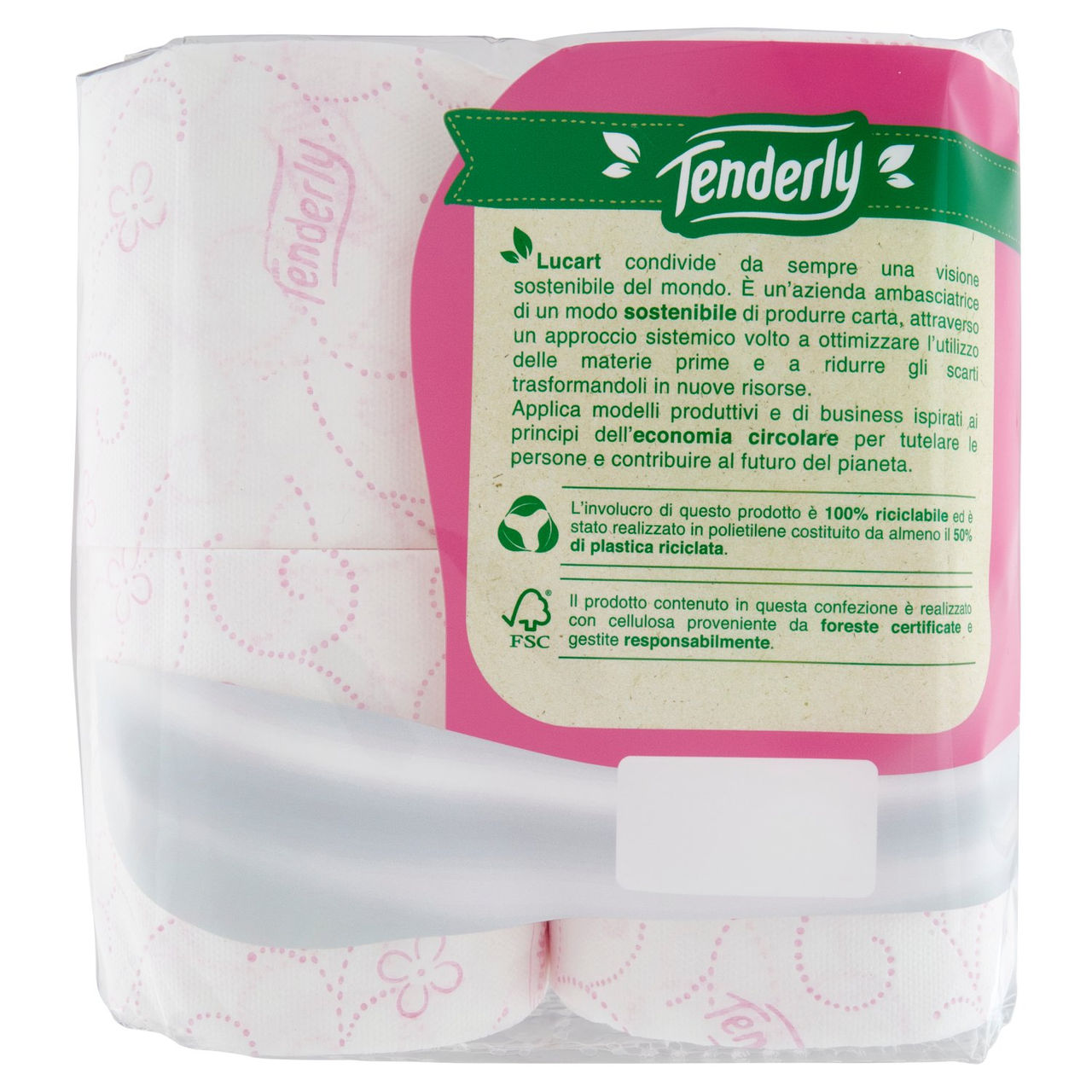 Tenderly pink Rotoli Decorati 16 pz