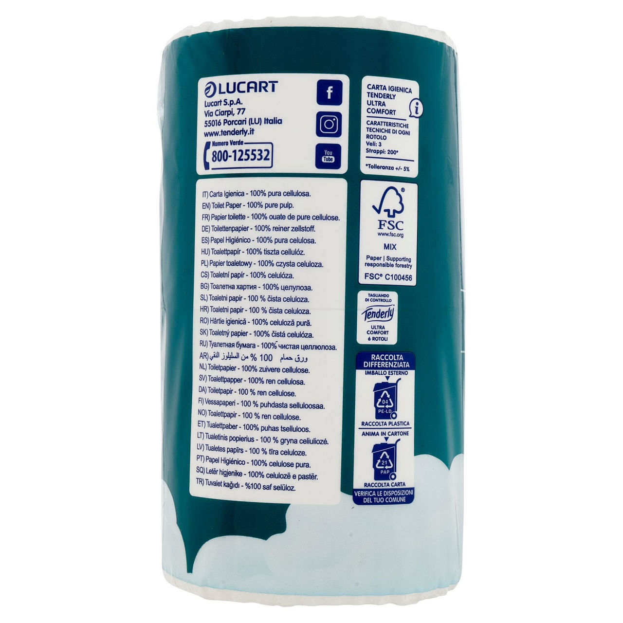 Tenderly Ultra Comfort Rotoli Morbidissimi 6 pz