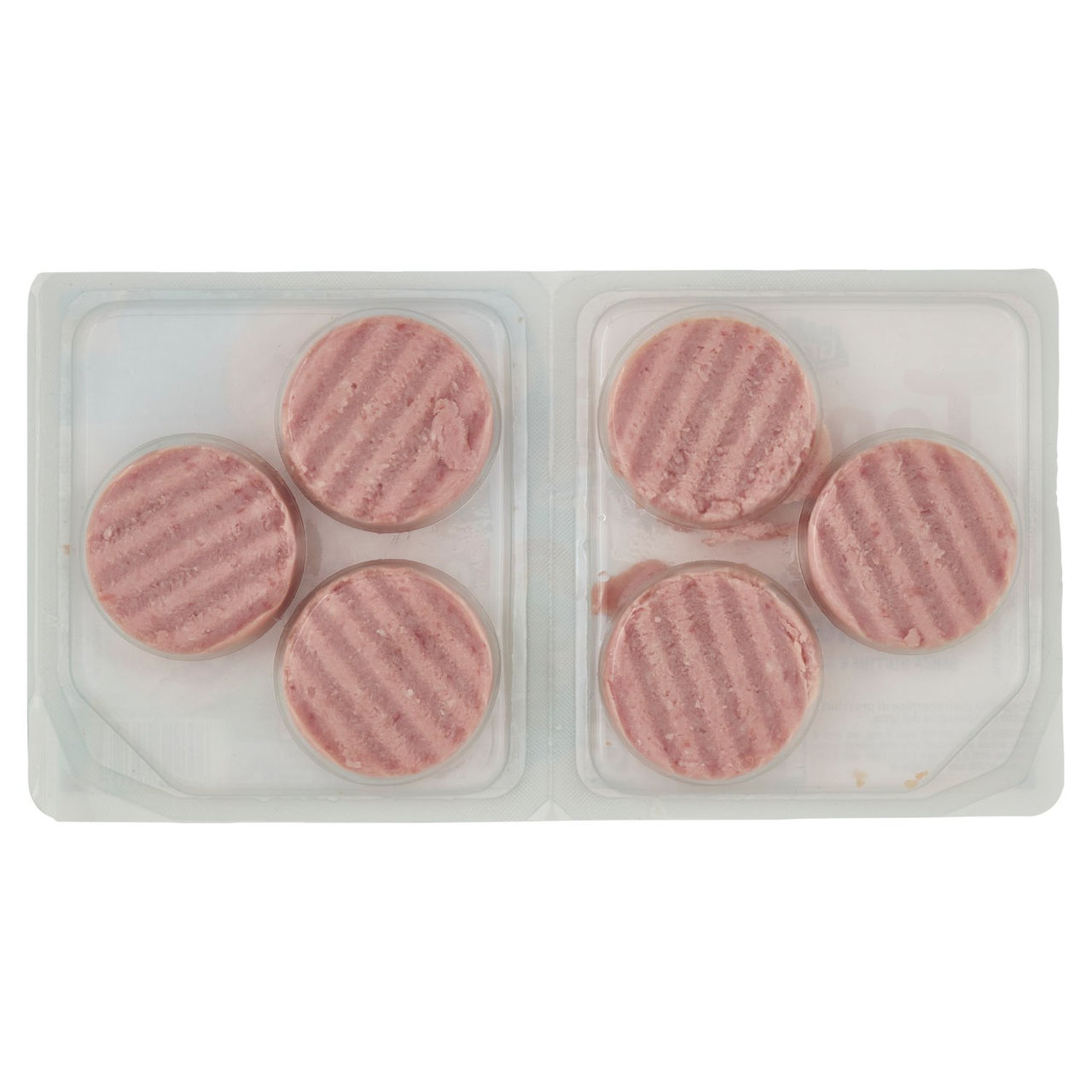 Teneroni mini 6 Baby Hamburger con Prosciutto Cotto 2 x 75 g