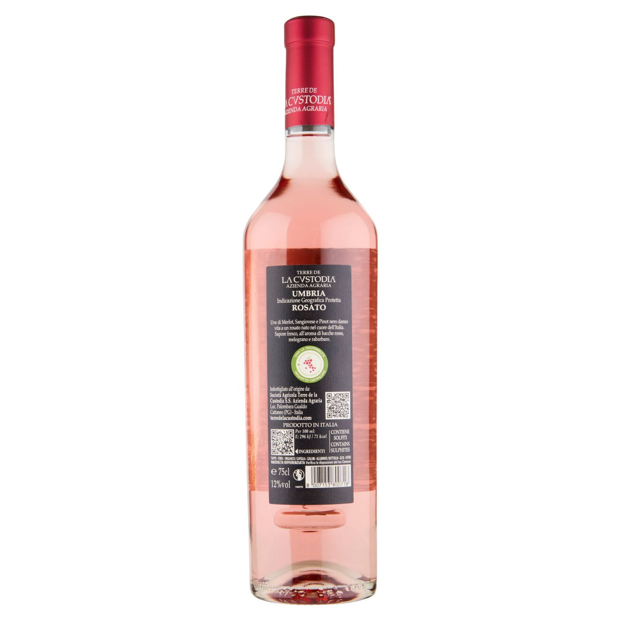 Terre de la Custodia Umbria IGP Rosato 75 cl