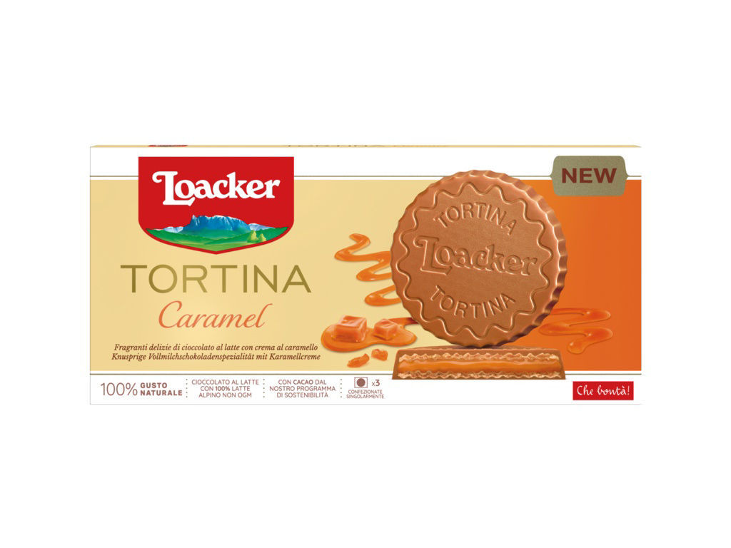 Tortina Loacker caramel 63 g conf. da 3 pezzi
