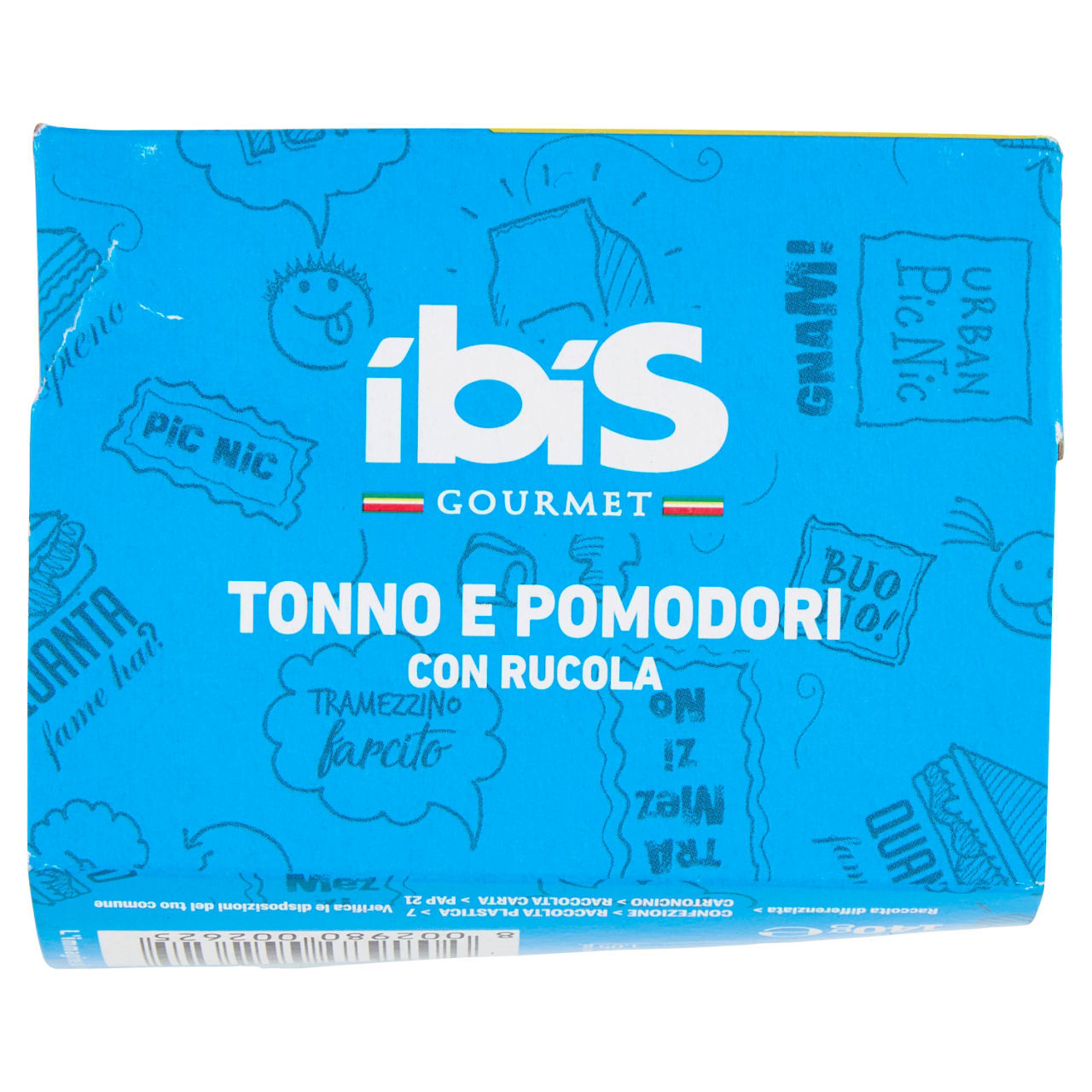 Tramezzino Ibis tonno Mareblu pomodori e rucola 140 g