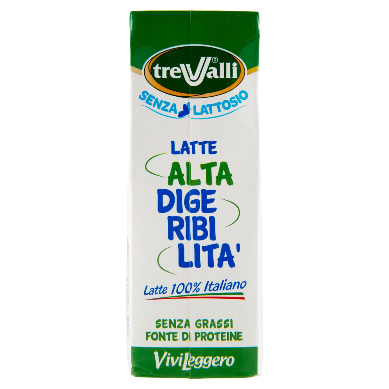 treValli Latte Alta Digeribilità Senza Grassi Vivi Leggero 1000 ml