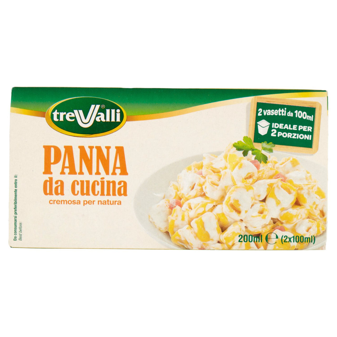 treValli Panna da cucina 2 x 100 ml