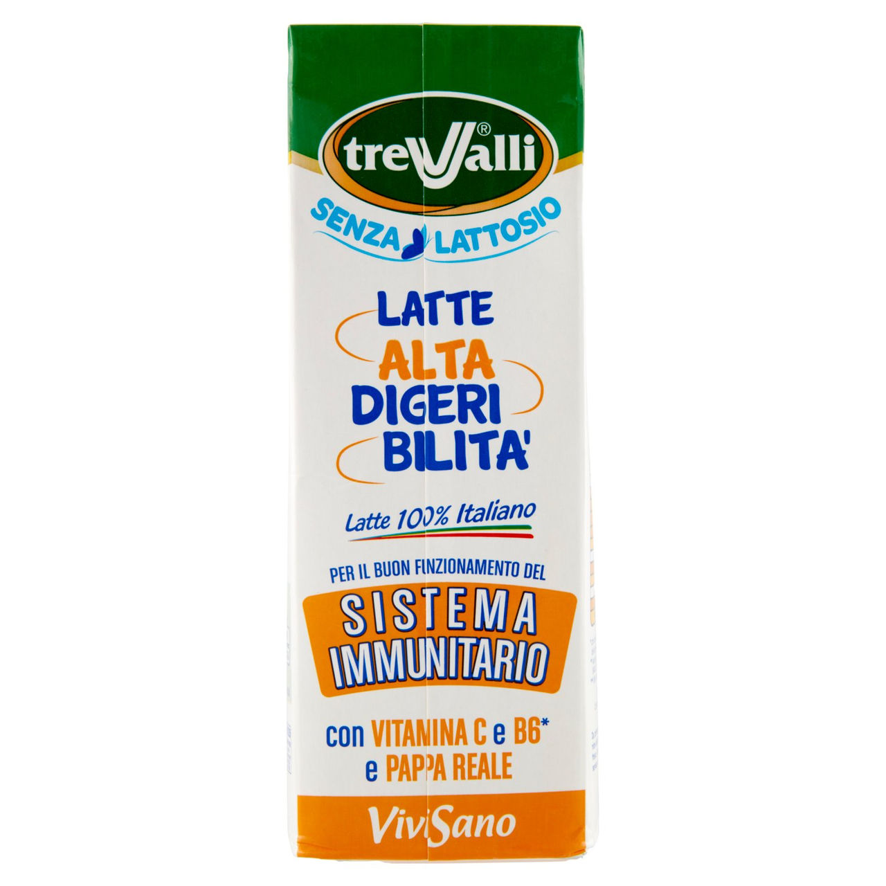 treValli Senza Lattosio Latte Alta Digeribilità Vivi Sano 1000 ml