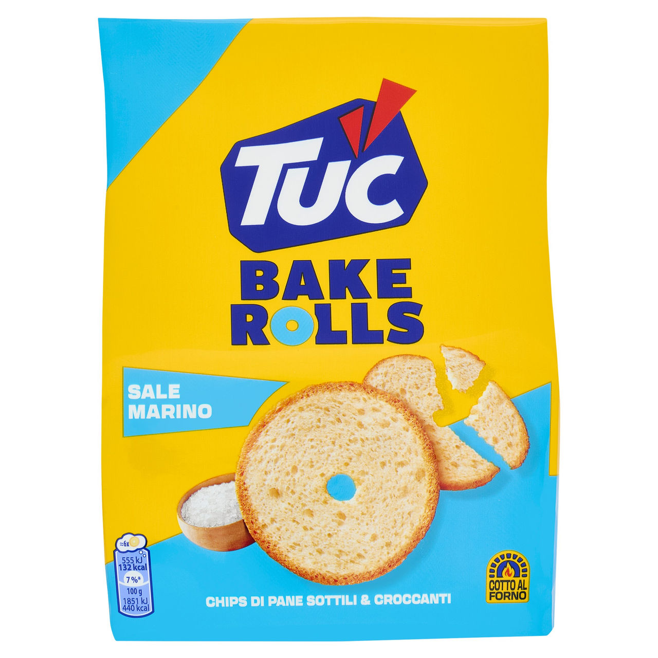 Tuc Bake Rolls Sale Marino cotto al forno - 150 g