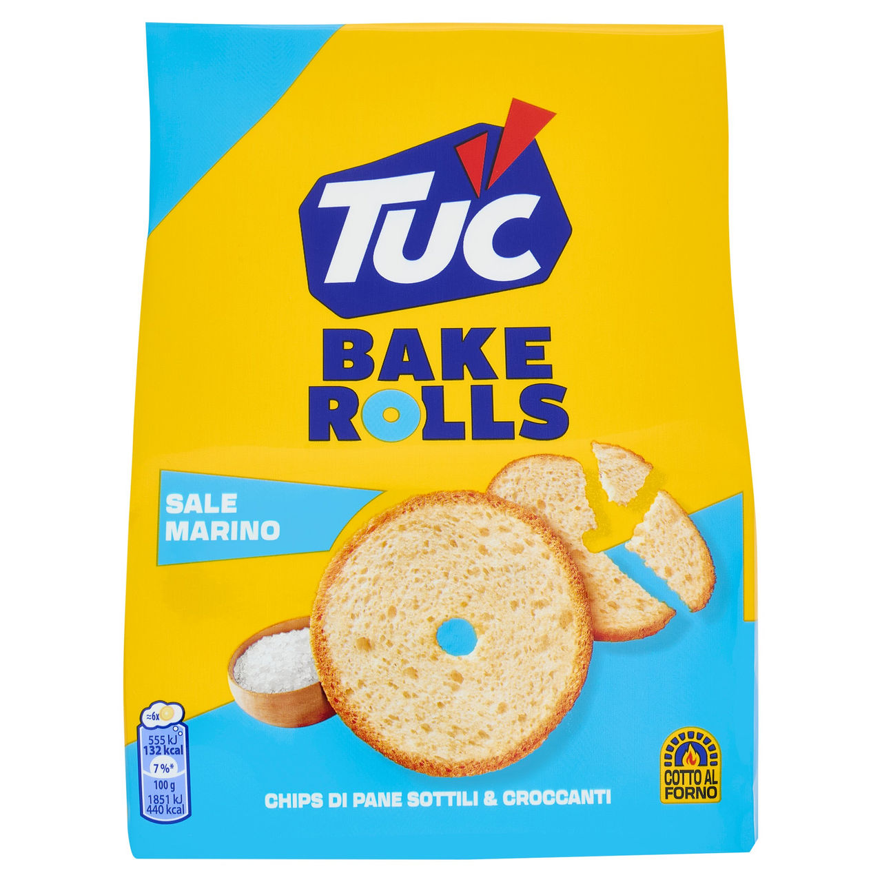 Tuc Bake Rolls Sale Marino cotto al forno - 150 g