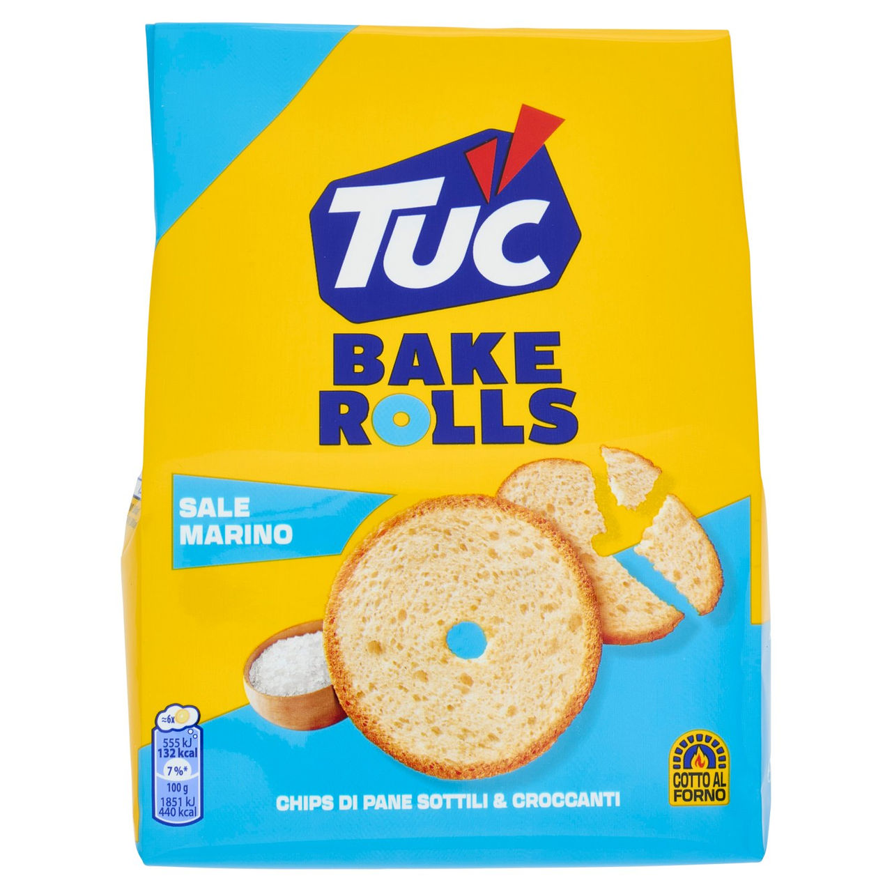 Tuc Bake Rolls Sale Marino cotto al forno - 150 g