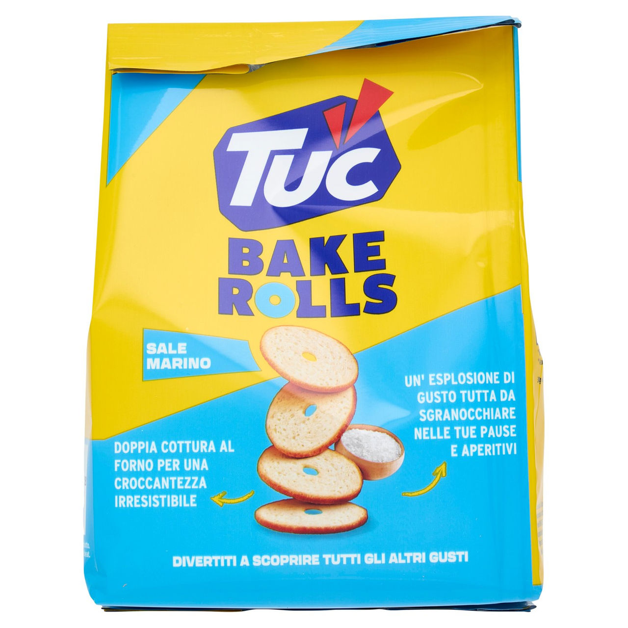 Tuc Bake Rolls Sale Marino cotto al forno - 150 g