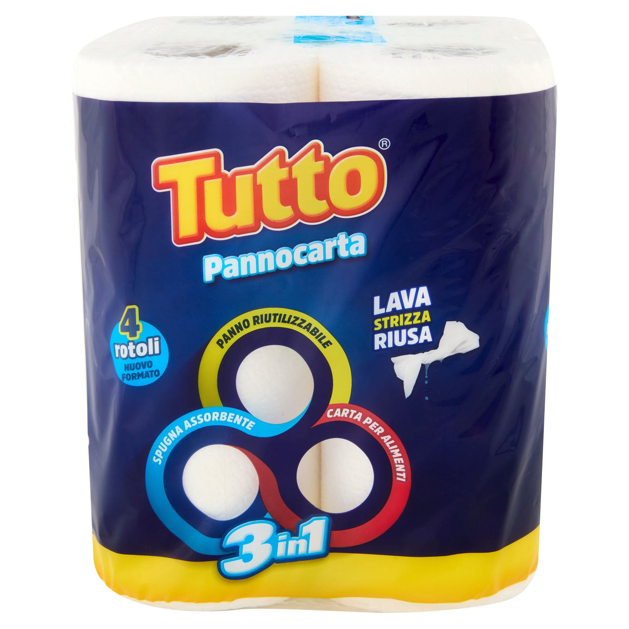 Tutto Pannocarta 3in1 4 pz