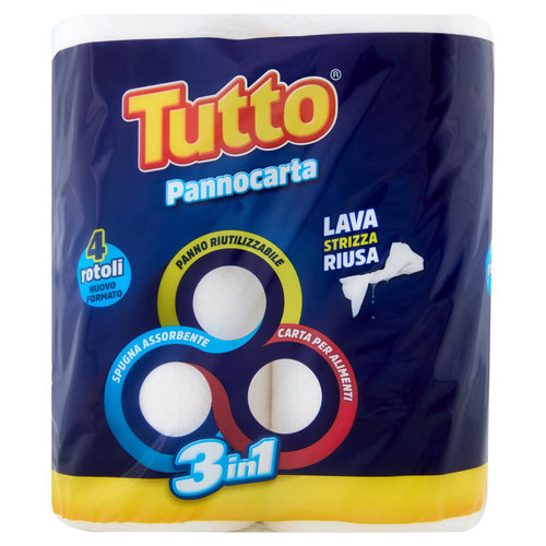 Tutto Pannocarta 3in1 4 pz