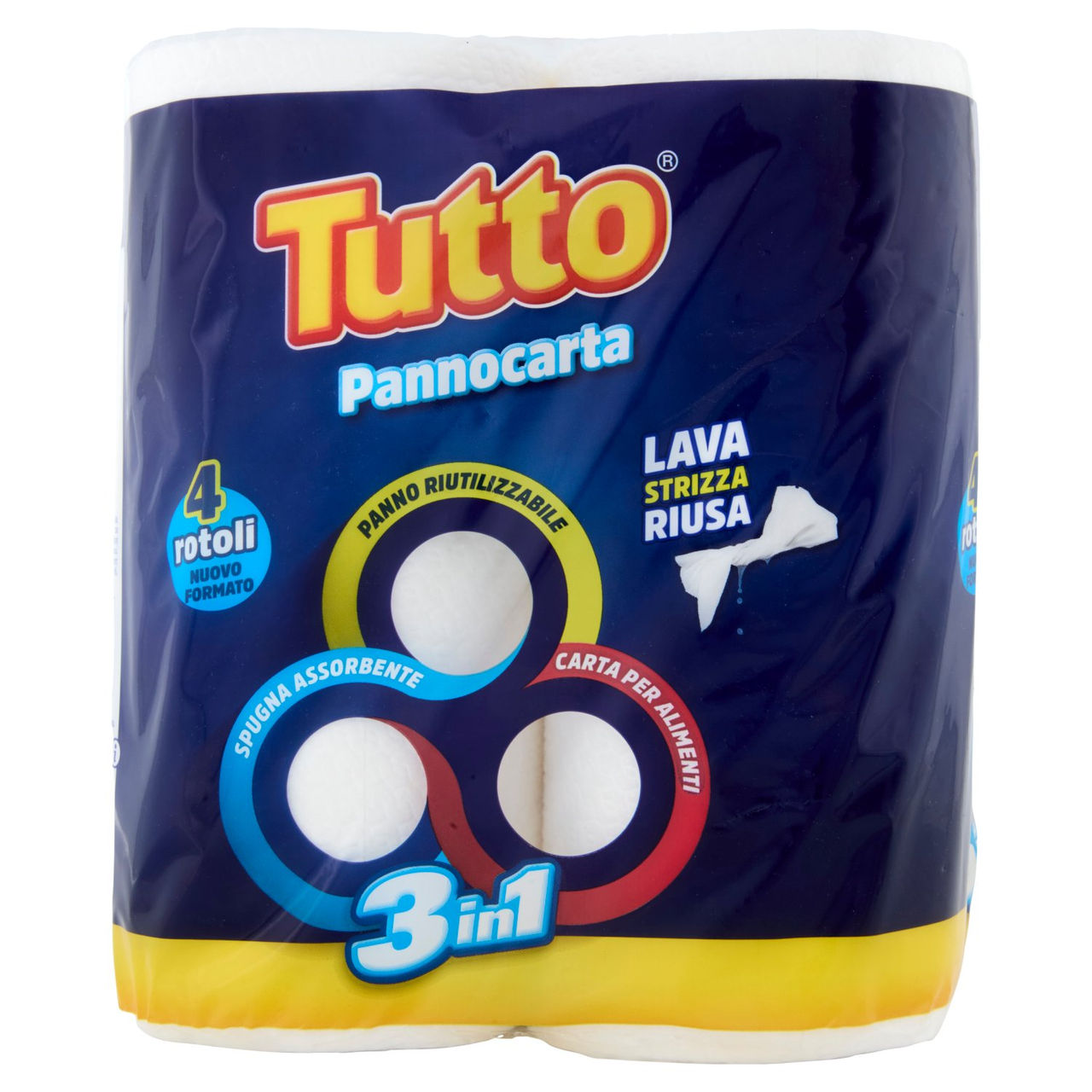 Tutto Pannocarta 3in1 4 pz