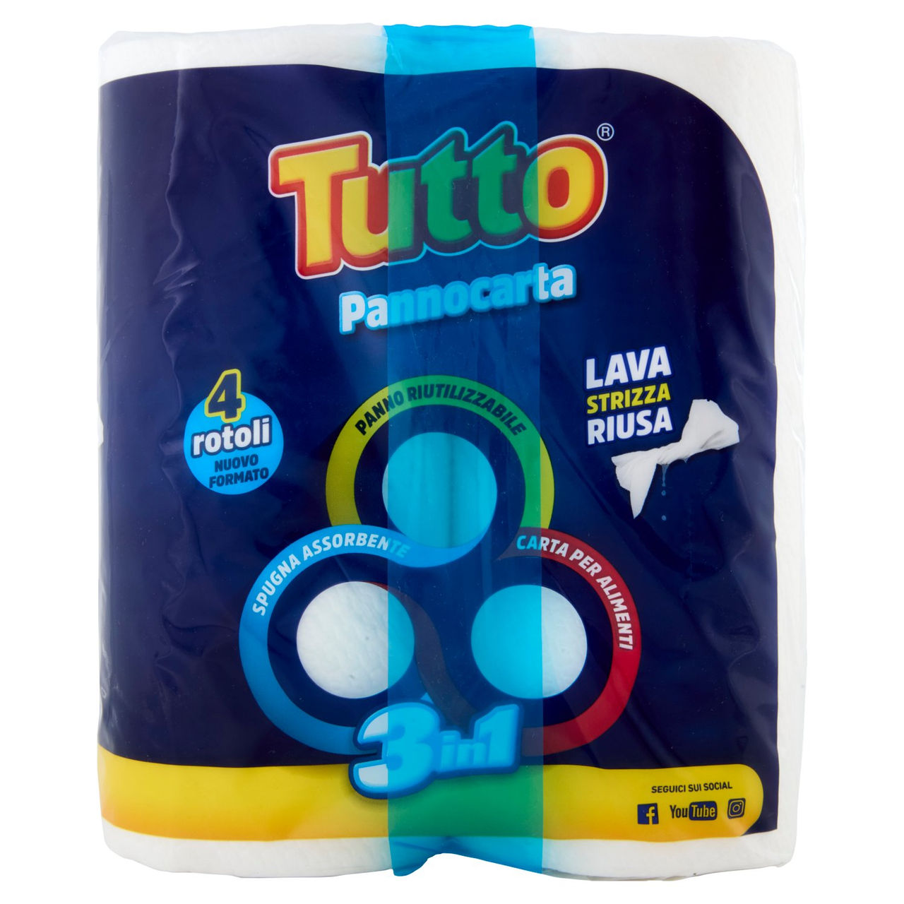 Tutto Pannocarta 3in1 4 pz