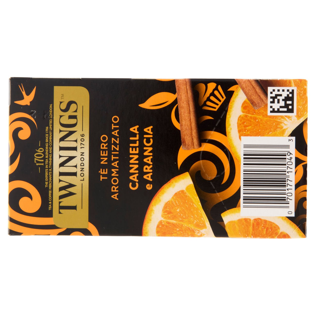 Twinings Cannella e Arancia Tè Nero aromatizzato 20 filtri The 40 g