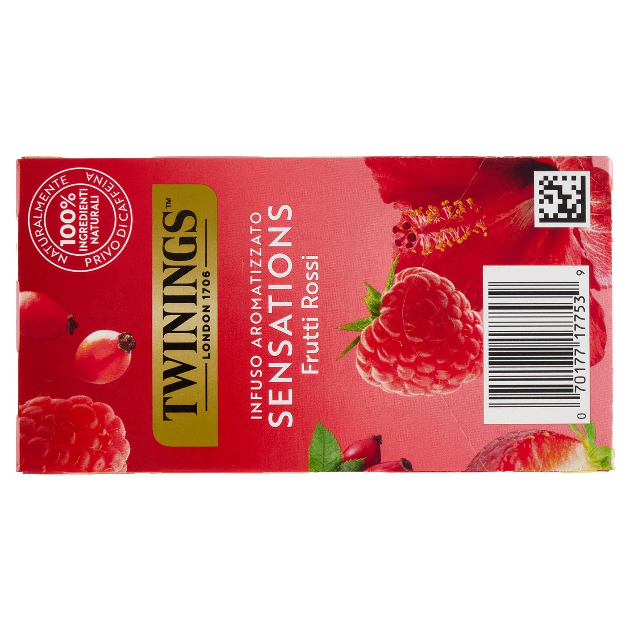 Twinings Frutti Rossi Infuso Sensations alla fragola, lampone, ibisco e rosa canina 20 filtri 40