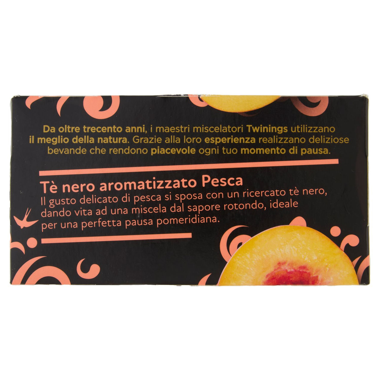 Twinings Pesca Tè Nero aromatizzato 20 filtri The 40 g