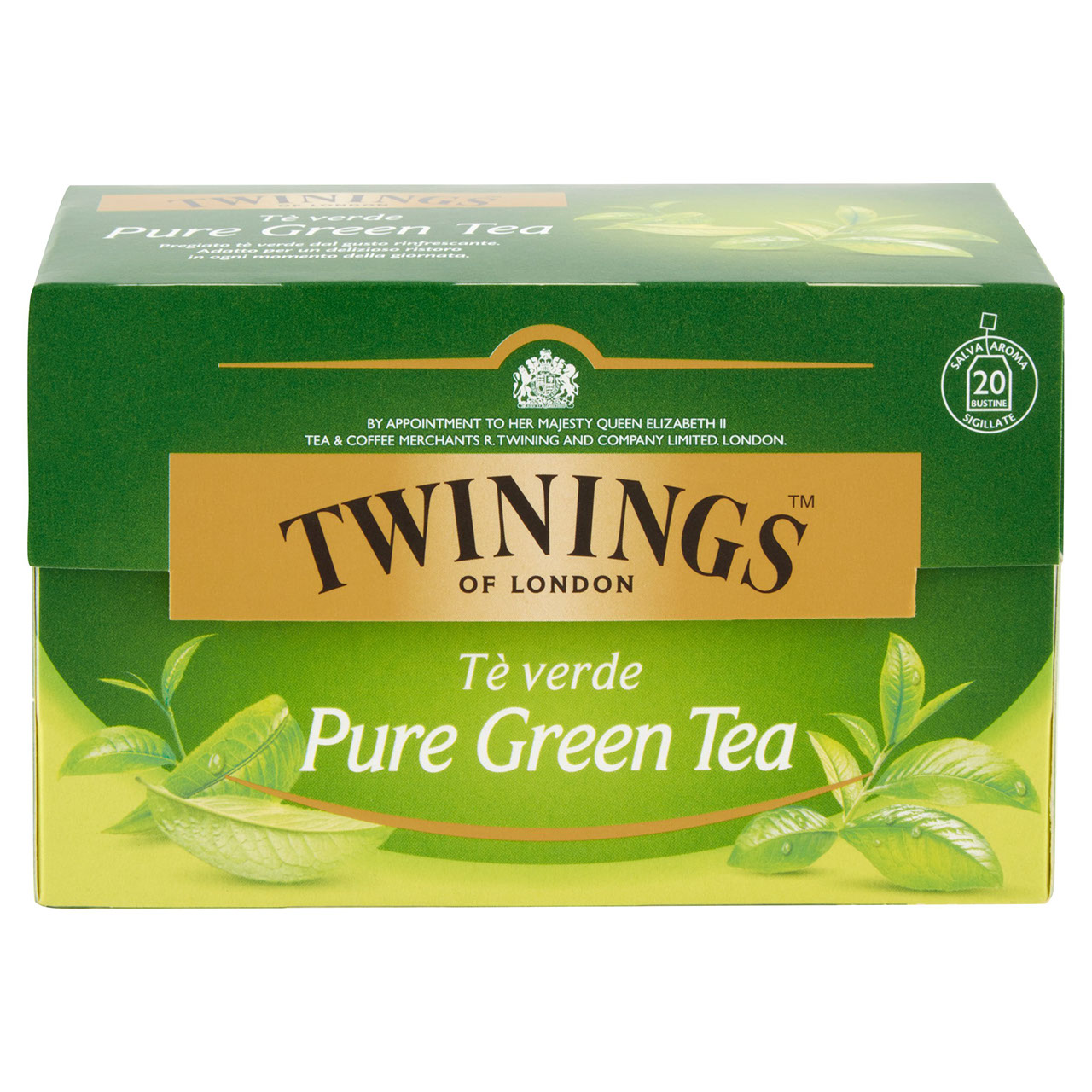 Twinings Tè verde Pure Green Tea 20 x 2 g