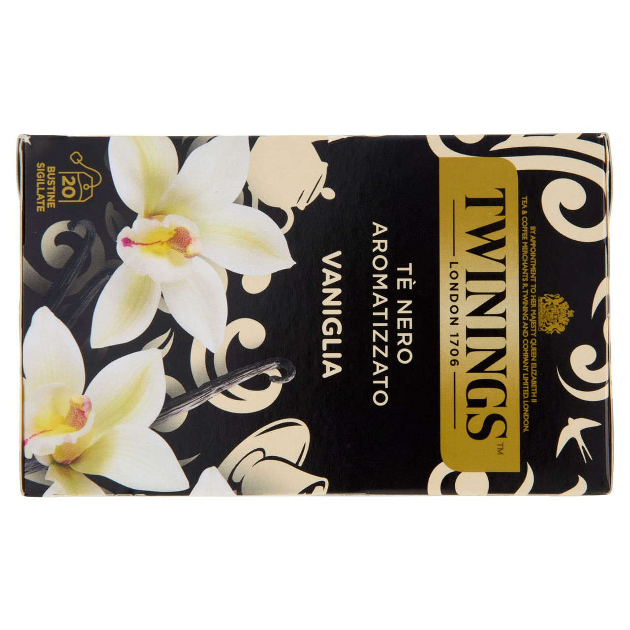 Twinings Vaniglia Tè Nero aromatizzato 20 filtri The 40 g