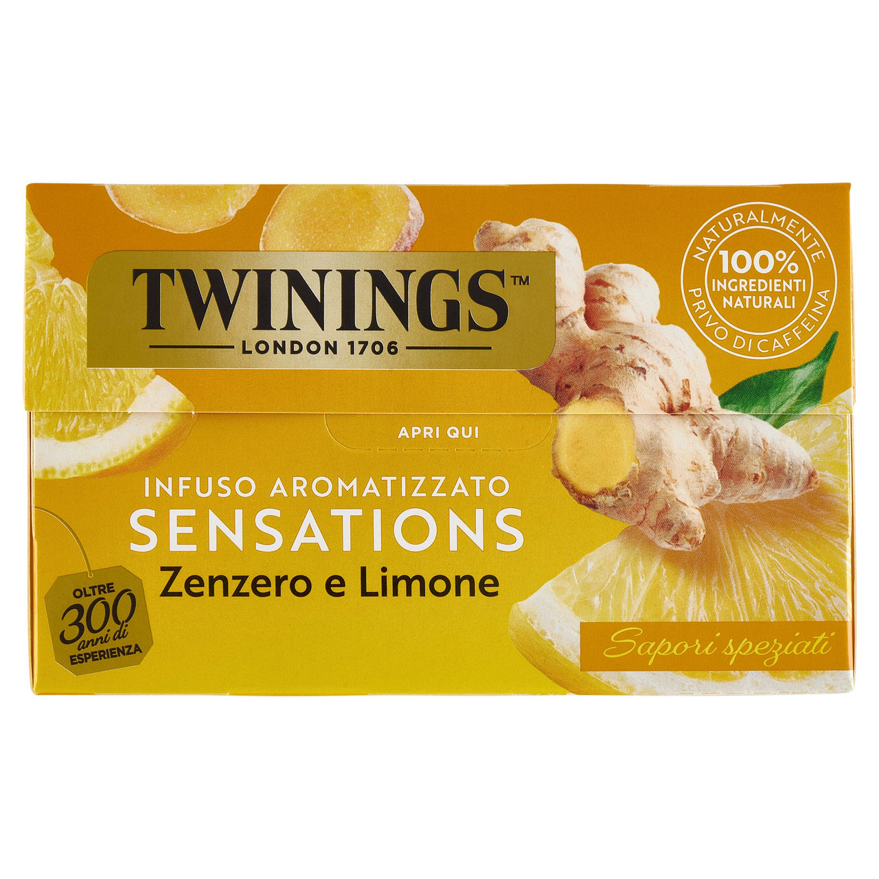Twinings Zenzero e Limone Infuso Sensations 20 filtri 30 g