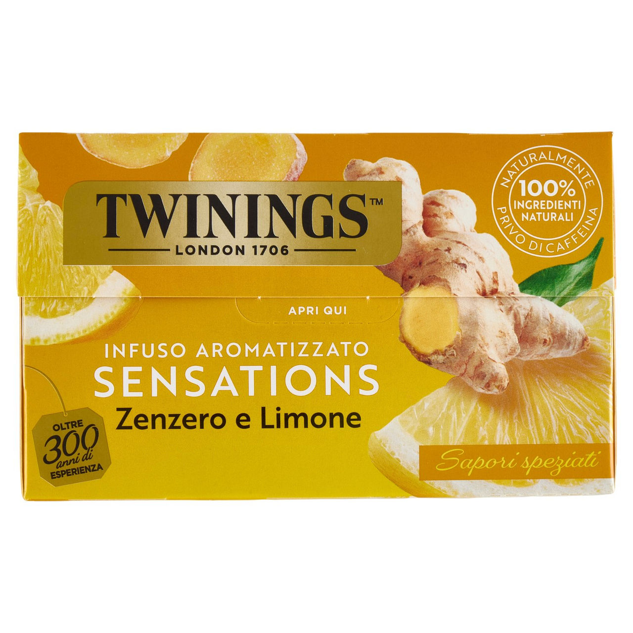 Twinings Zenzero e Limone Infuso Sensations 20 filtri 30 g