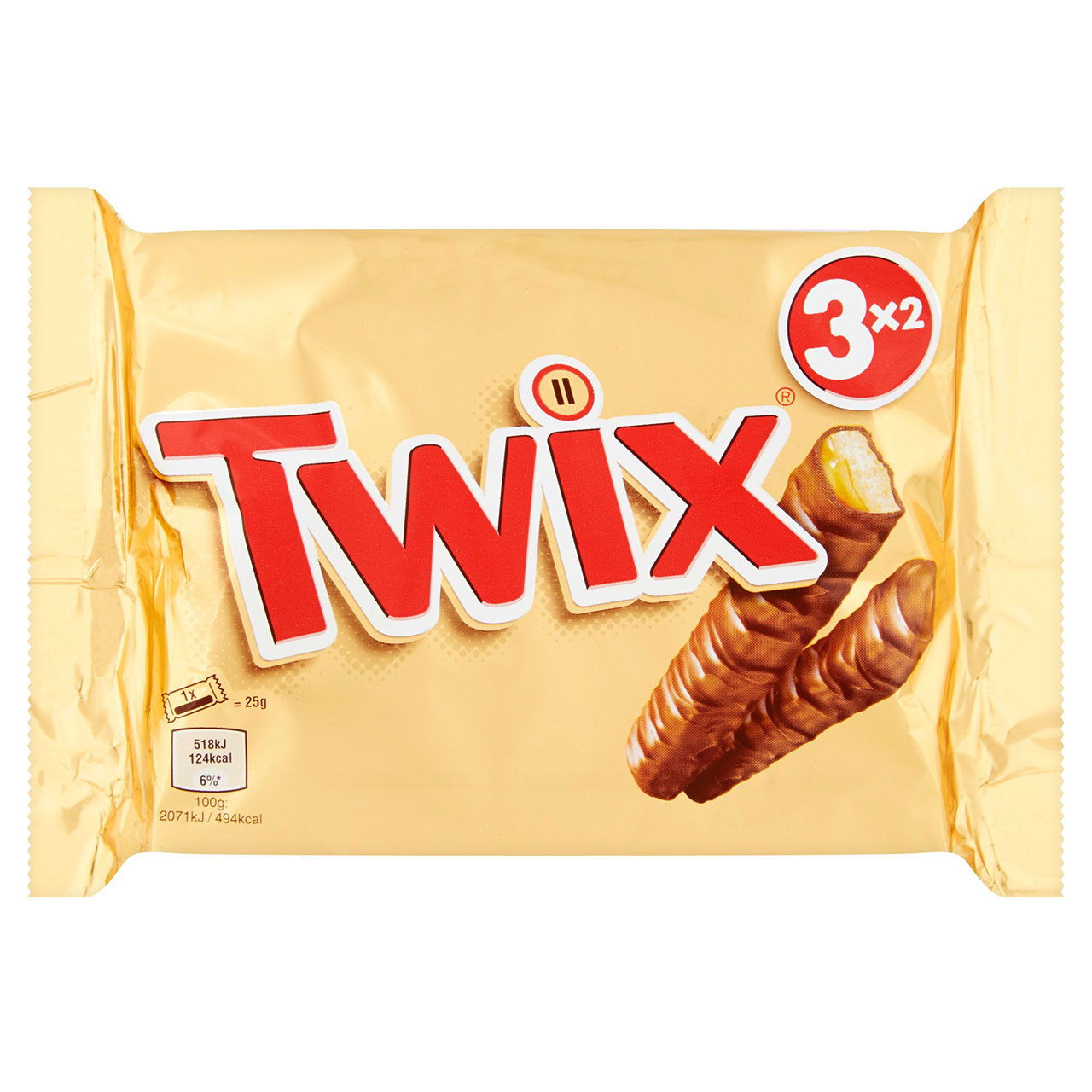 Twix 3 x (2 x 25 g) in vendita online