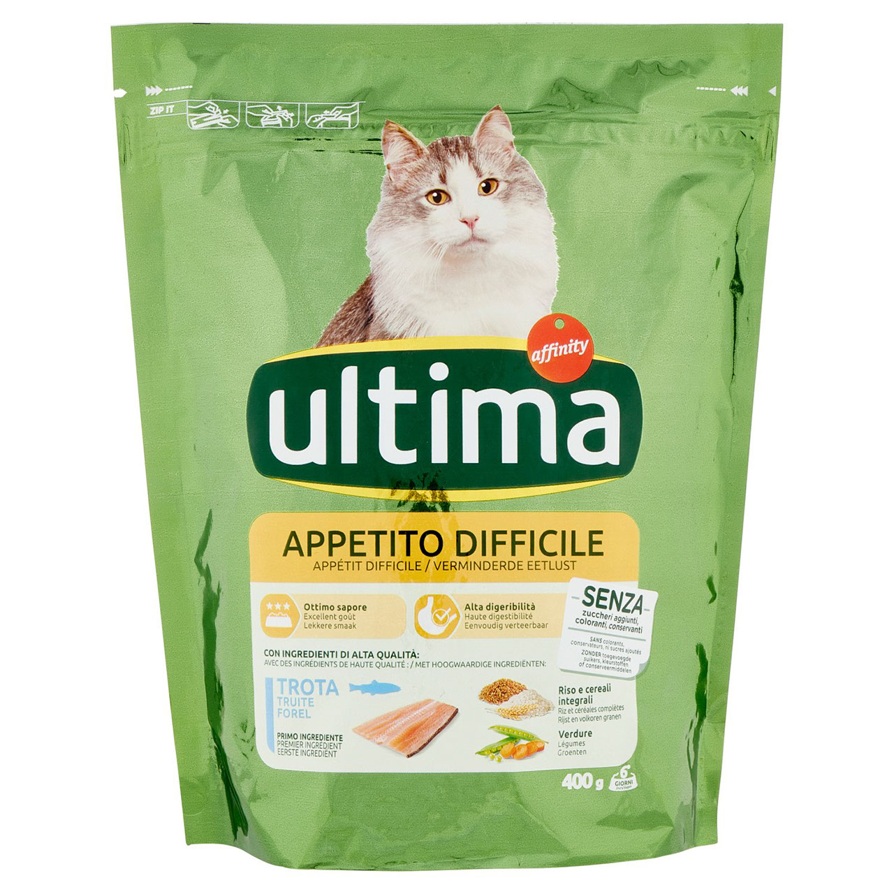 Ultima Cat Appetito Difficile Trota 400 g