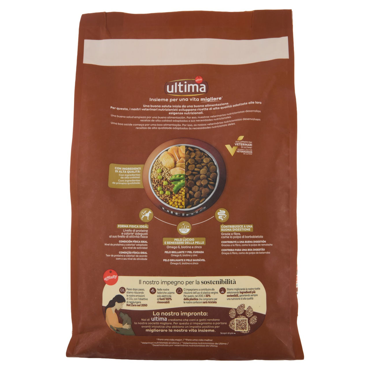 ultima Dog Medium Maxi  10kg Adulto 1-7 Anni con Pollo 2,2 kg