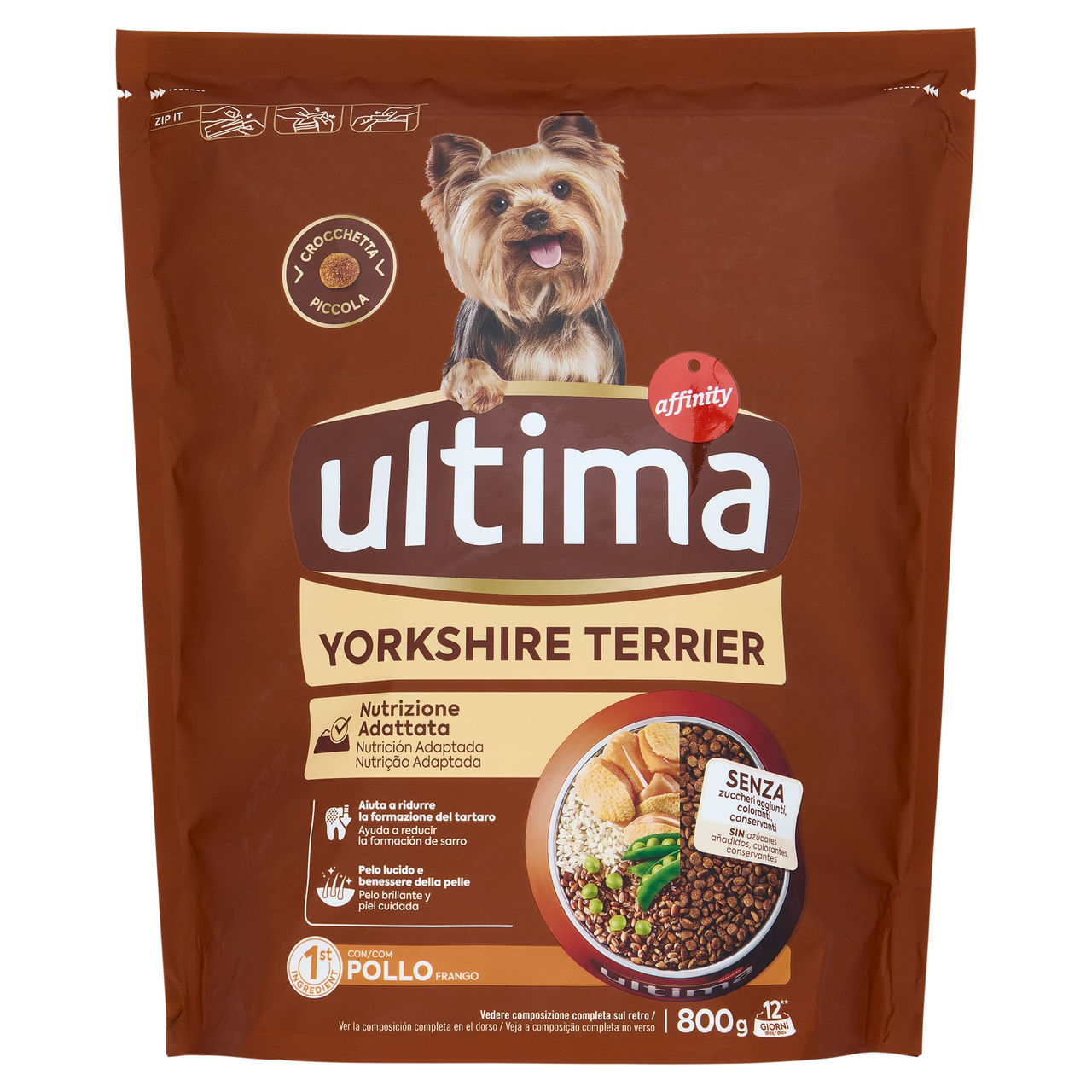 Ultima Yorkshire Terrier Pollo 800 g
